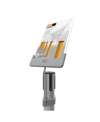 WORKWEAR, SAFETY & CORPORATE CLOTHING SPECIALISTS Airport A4 Sign Holder Angled - Post Mount