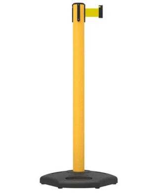 WORKWEAR, SAFETY & CORPORATE CLOTHING SPECIALISTS - Highline UPVC Belt Post 3m - Yellow