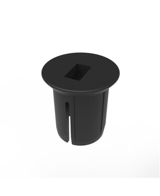 WORKWEAR, SAFETY & CORPORATE CLOTHING SPECIALISTS - Neata Socket Cover Cap - Black Plastic