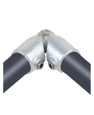 WORKWEAR, SAFETY & CORPORATE CLOTHING SPECIALISTS - NoWeld 125H - Variable Elbow 48.3mm - Galvanised