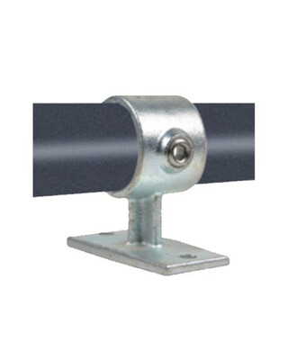 WORKWEAR, SAFETY & CORPORATE CLOTHING SPECIALISTS - NoWeld 143W - 48.3mm Handrail Bracket - Galvanised