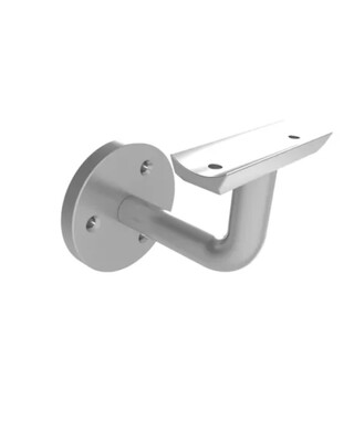 WORKWEAR, SAFETY & CORPORATE CLOTHING SPECIALISTS - NoWeld 746 - Assist Saddle Wall Bracket 48.3mm - Galvanised