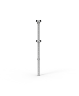 WORKWEAR, SAFETY & CORPORATE CLOTHING SPECIALISTS - NoWeld Corner Post Below Ground - Galvanised