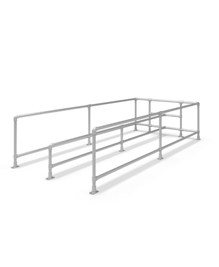 WORKWEAR, SAFETY & CORPORATE CLOTHING SPECIALISTS - NoWeld Trolley Bay Double Bay - 4m Depth - Galvanised