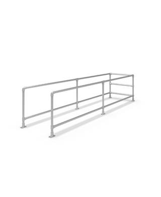 WORKWEAR, SAFETY & CORPORATE CLOTHING SPECIALISTS - NoWeld Trolley Bay Single Bay - 4m Depth - Galvanised