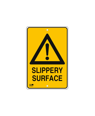 WORKWEAR, SAFETY & CORPORATE CLOTHING SPECIALISTS - Pilot Sign - Slippery Surface - 300 x 450 x 1.4mm Polypropylene