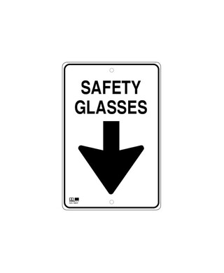 WORKWEAR, SAFETY & CORPORATE CLOTHING SPECIALISTS - Pilot Sign - Safety Glasses - 300 x 450 x 1.4mm Polypropylene