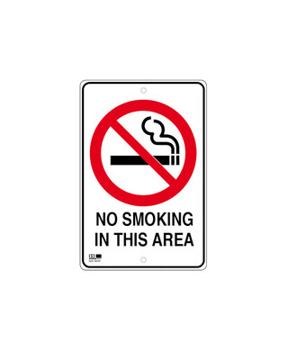 WORKWEAR, SAFETY & CORPORATE CLOTHING SPECIALISTS - Pilot Sign - No Smoking - 300 x 450 x 1.4mm Polypropylene