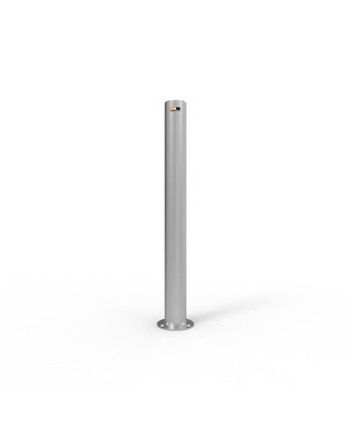 WORKWEAR, SAFETY & CORPORATE CLOTHING SPECIALISTS - Shock Absorbing Bollard 90mm Surface Mounted - 316 Stainless Steel