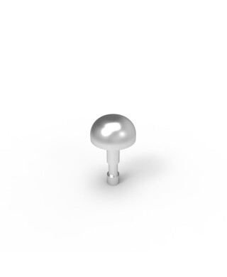 WORKWEAR, SAFETY & CORPORATE CLOTHING SPECIALISTS - Skateboard Stud - 20mm Dome - 316 Stainless Steel