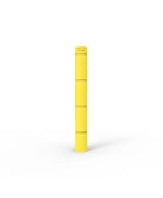 WORKWEAR, SAFETY & CORPORATE CLOTHING SPECIALISTS - Skinz Bollard Sleeve to suit up to 175mm Diameter, 1600mm High - Safety Yellow