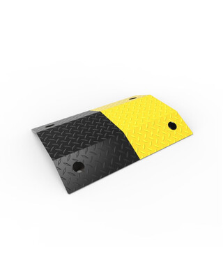 WORKWEAR, SAFETY & CORPORATE CLOTHING SPECIALISTS - Slo-Motion Standard Duty Speed Hump 500mm - Black/Yellow