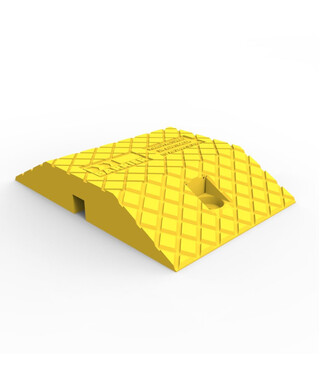 WORKWEAR, SAFETY & CORPORATE CLOTHING SPECIALISTS - Compliance Speed Hump Body 250mm - LLDPE - Yellow