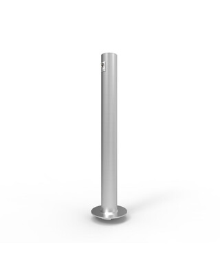 WORKWEAR, SAFETY & CORPORATE CLOTHING SPECIALISTS - Cam-lok Surface Mounted Removable Bollard 90mm Premium Lock - 316 Stainless Steel