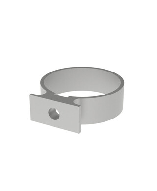 WORKWEAR, SAFETY & CORPORATE CLOTHING SPECIALISTS - Sign Post Bracket 60mm Single Sided - Aluminium