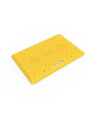 WORKWEAR, SAFETY & CORPORATE CLOTHING SPECIALISTS - Trench Cover 1200 x 800mm HPPE - Yellow