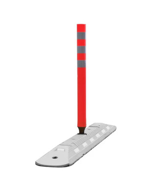 WORKWEAR, SAFETY & CORPORATE CLOTHING SPECIALISTS - Traffic Lane Separator Flexible Guide Post