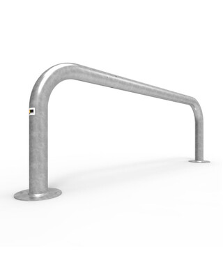 WORKWEAR, SAFETY & CORPORATE CLOTHING SPECIALISTS - U-Bar Heavy Duty 2m Surface Mounted - Galvanised