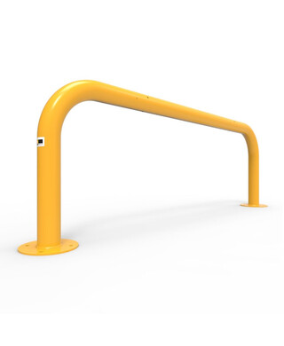 WORKWEAR, SAFETY & CORPORATE CLOTHING SPECIALISTS - U-Bar Heavy Duty 2m Surface Mounted - Galvanised and Powder Coated