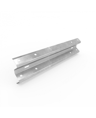 WORKWEAR, SAFETY & CORPORATE CLOTHING SPECIALISTS - W-Beam Rail for 1m Centres - Galvanised