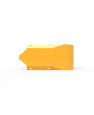 WORKWEAR, SAFETY & CORPORATE CLOTHING SPECIALISTS - W Beam Stubby Nose End Terminal - Galvanised and Powder Coated Yellow