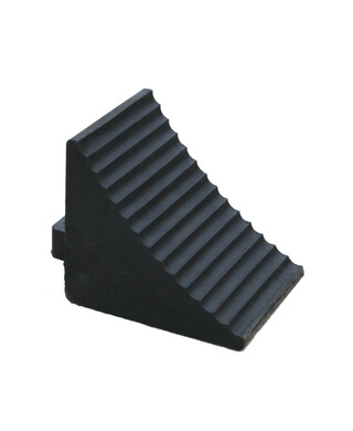 WORKWEAR, SAFETY & CORPORATE CLOTHING SPECIALISTS - Wheel Chock Heavy Duty - Recycled Rubber