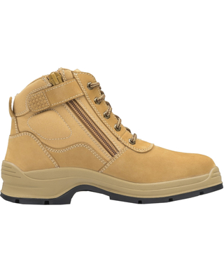 WORKWEAR, SAFETY & CORPORATE CLOTHING SPECIALISTS - 418 - Worklife - Non Safety Wheat nubuck zip side ankle height boot