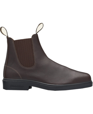 WORKWEAR, SAFETY & CORPORATE CLOTHING SPECIALISTS - 659 - Worklife - Non Safety Brown Thoroughbred herringbone elastic side dress boot - v cut