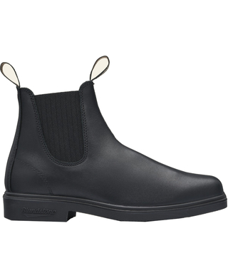 WORKWEAR, SAFETY & CORPORATE CLOTHING SPECIALISTS - 663 - Worklife - Non Safety Black herringbone elastic side dress boot - v cut