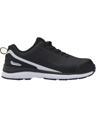 WORKWEAR, SAFETY & CORPORATE CLOTHING SPECIALISTS - 793 - Active - Black & white anti-static safety jogger - composite toe cap