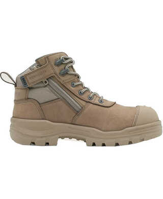 WORKWEAR, SAFETY & CORPORATE CLOTHING SPECIALISTS - 8553 - RotoFlex - Stone water-resistant nubuck 135mm safety boot