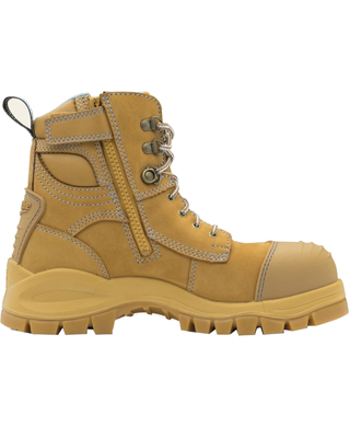 WORKWEAR, SAFETY & CORPORATE CLOTHING SPECIALISTS - DISCONTINUED - 892 - Womens Wheat water-resistant nubuck zip side safety boot