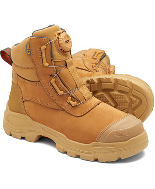 WORKWEAR, SAFETY & CORPORATE CLOTHING SPECIALISTS - 9020 - RotoFlex Wheat water-resistant premium nubuck 150mm Boa® Lacing safety boot