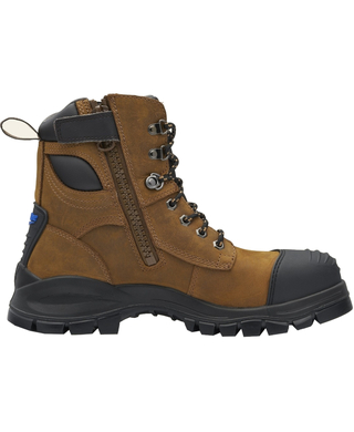 WORKWEAR, SAFETY & CORPORATE CLOTHING SPECIALISTS - DISCONTINUED - 983 - Xfoot Rubber - Crazy Horse Side Zip Boot