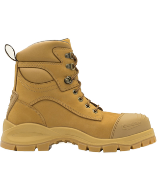 WORKWEAR, SAFETY & CORPORATE CLOTHING SPECIALISTS - DISCONTINUED - 998 - XFOOT RUBBER - Wheat nubuck leather lace up 150mm ankle boot