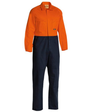 WORKWEAR, SAFETY & CORPORATE CLOTHING SPECIALISTS 2 TONE HI VIS COVERALLS REGULAR WEIGHT