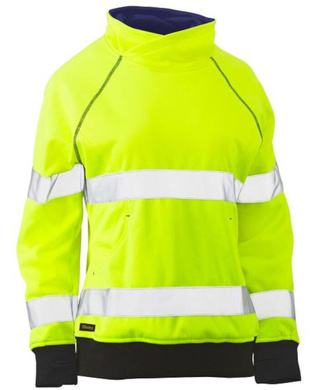 WORKWEAR, SAFETY & CORPORATE CLOTHING SPECIALISTS WOMENS TAPED HI VIS FLEECE JUMPER