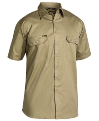 WORKWEAR, SAFETY & CORPORATE CLOTHING SPECIALISTS Cool Lightweight Drill Shirt - Short Sleeve