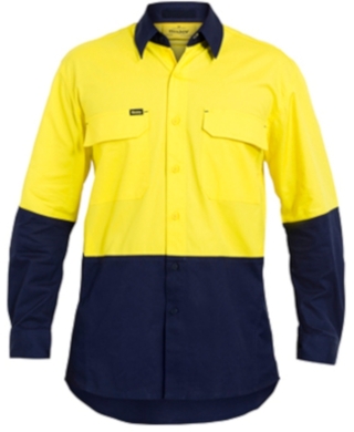 WORKWEAR, SAFETY & CORPORATE CLOTHING SPECIALISTS - X AIRFLOW RIPSTOP HI VIS SHIRT - LONG SLEEVE