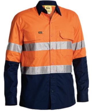 WORKWEAR, SAFETY & CORPORATE CLOTHING SPECIALISTS - 3M Taped X Airflow™ Ripstop Hi Vis Shirt - Long Sleeve