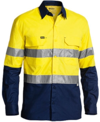 WORKWEAR, SAFETY & CORPORATE CLOTHING SPECIALISTS 3M Taped X Airflow™ Ripstop Hi Vis Shirt - Long Sleeve