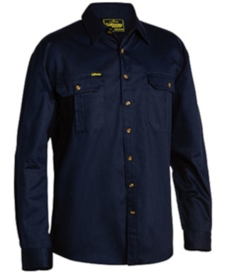 WORKWEAR, SAFETY & CORPORATE CLOTHING SPECIALISTS - Original Cotton Drill Shirt - Long Sleeve