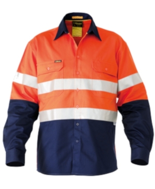 WORKWEAR, SAFETY & CORPORATE CLOTHING SPECIALISTS - 3M Taped Hi Vis Industrial Cool Vented Shirt - Long Sleeve