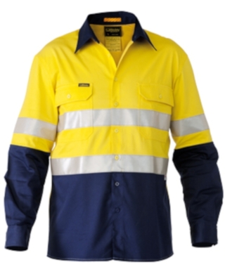 WORKWEAR, SAFETY & CORPORATE CLOTHING SPECIALISTS 3M Taped Hi Vis Industrial Cool Vented Shirt - Long Sleeve