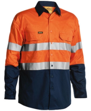 WORKWEAR, SAFETY & CORPORATE CLOTHING SPECIALISTS - 3M Taped Cool Lightweight Hi Vis Mens Shirt - Long Sleeve