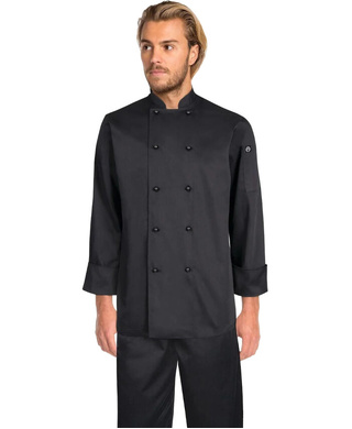 WORKWEAR, SAFETY & CORPORATE CLOTHING SPECIALISTS Darling Black L/S Basic Chef Jacket