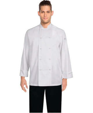 WORKWEAR, SAFETY & CORPORATE CLOTHING SPECIALISTS Murray White L/S Basic Chef Jacket