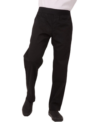 WORKWEAR, SAFETY & CORPORATE CLOTHING SPECIALISTS Lightweight Black Slim Fit Chef Pants