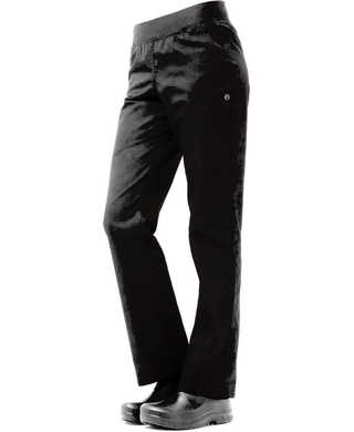 WORKWEAR, SAFETY & CORPORATE CLOTHING SPECIALISTS Womens Black Lightweight Slim Pants