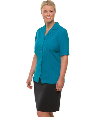 WORKWEAR, SAFETY & CORPORATE CLOTHING SPECIALISTS - Ezylin Overblouse Short Sleeve Shirt - Ladies